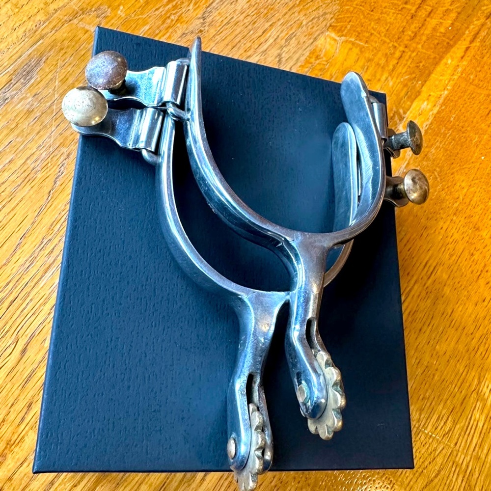 Western Stainless Steel Horse Riding Spurs